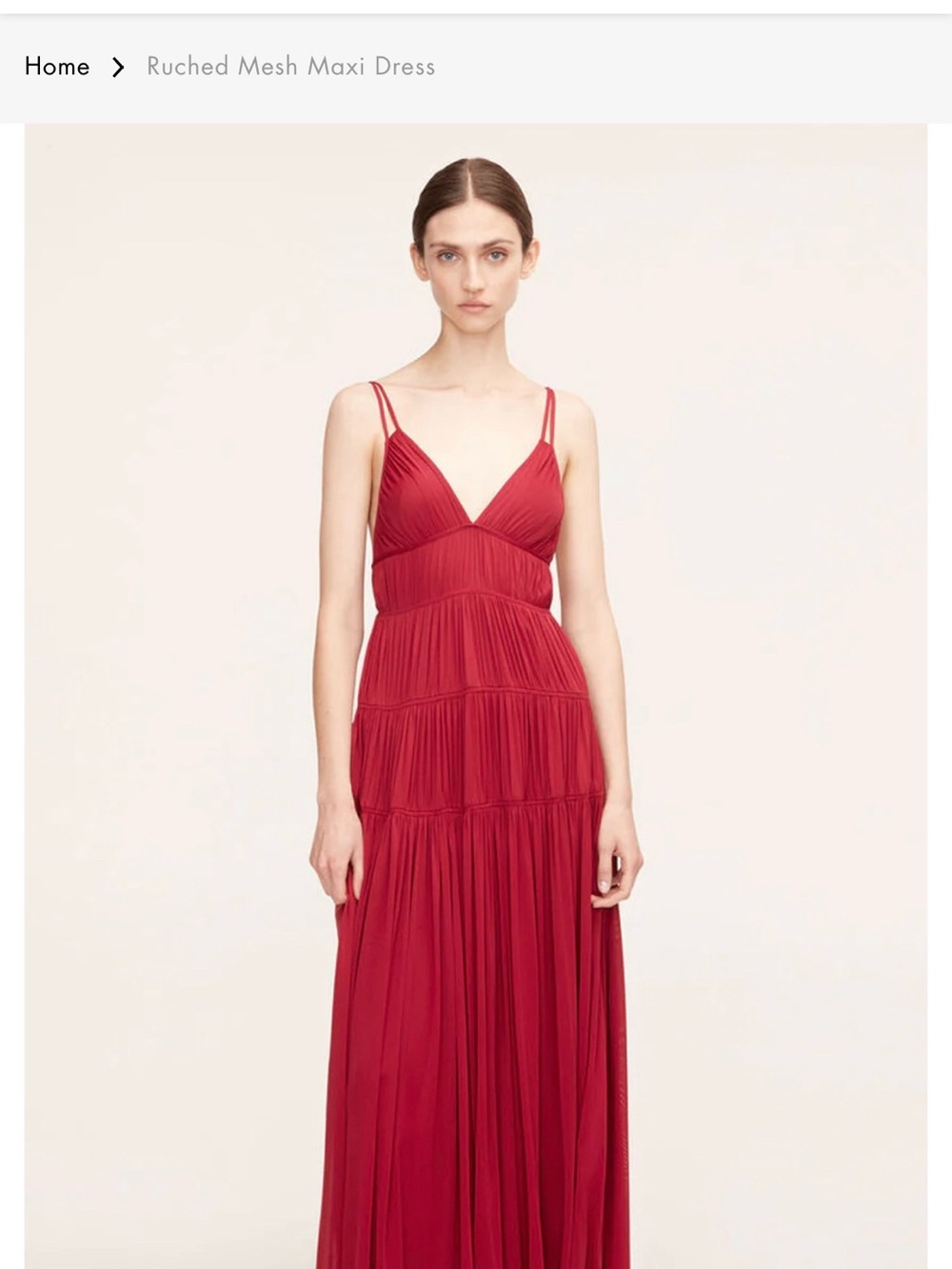Rebecca Taylor Ruched Maxi Dress